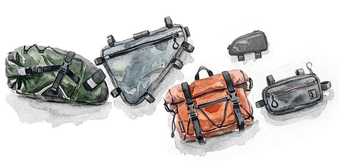 Bikepacking-Taschen