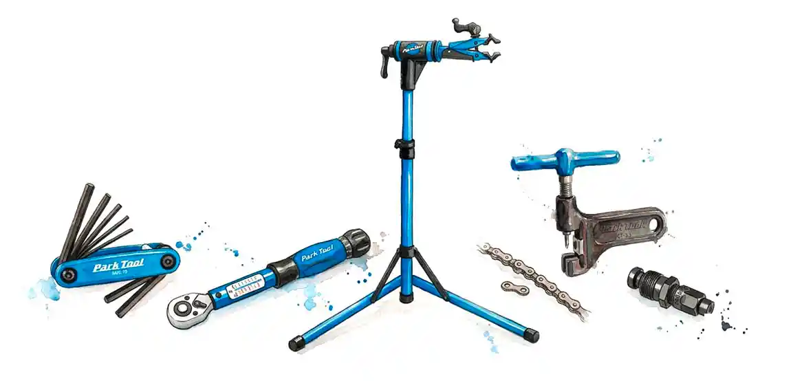 Tools für Fahrradwerkstatt
